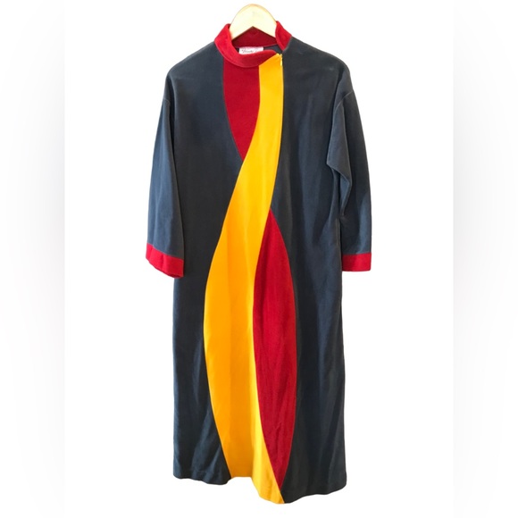 70’s Vintage Vanity Fair Velvet Nightgown Zip Robe Size XS - Picture 1 of 5